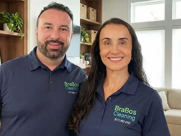 Adriano & Lu, owners of BraBos Cleaning
